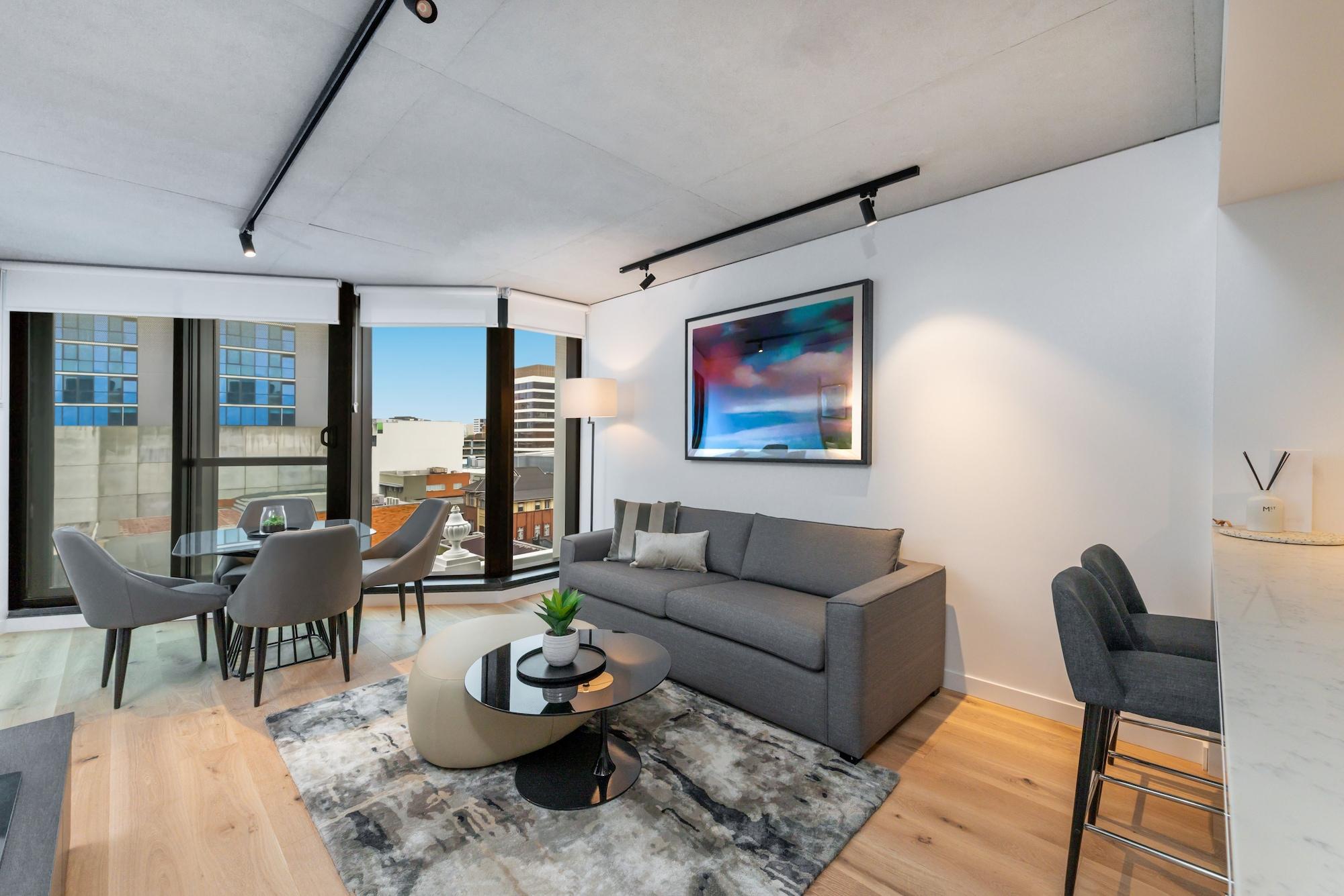 Aparthotel Fv By Peppers Brisbane Exteriér fotografie The interior of a typical apartment