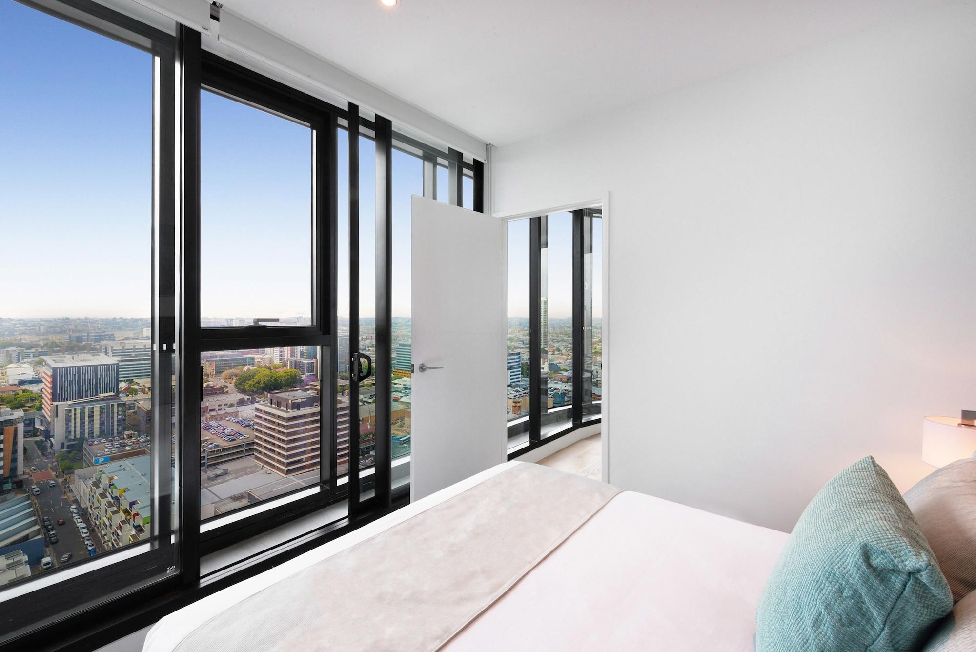 Aparthotel Fv By Peppers Brisbane Exteriér fotografie Apartment bedroom