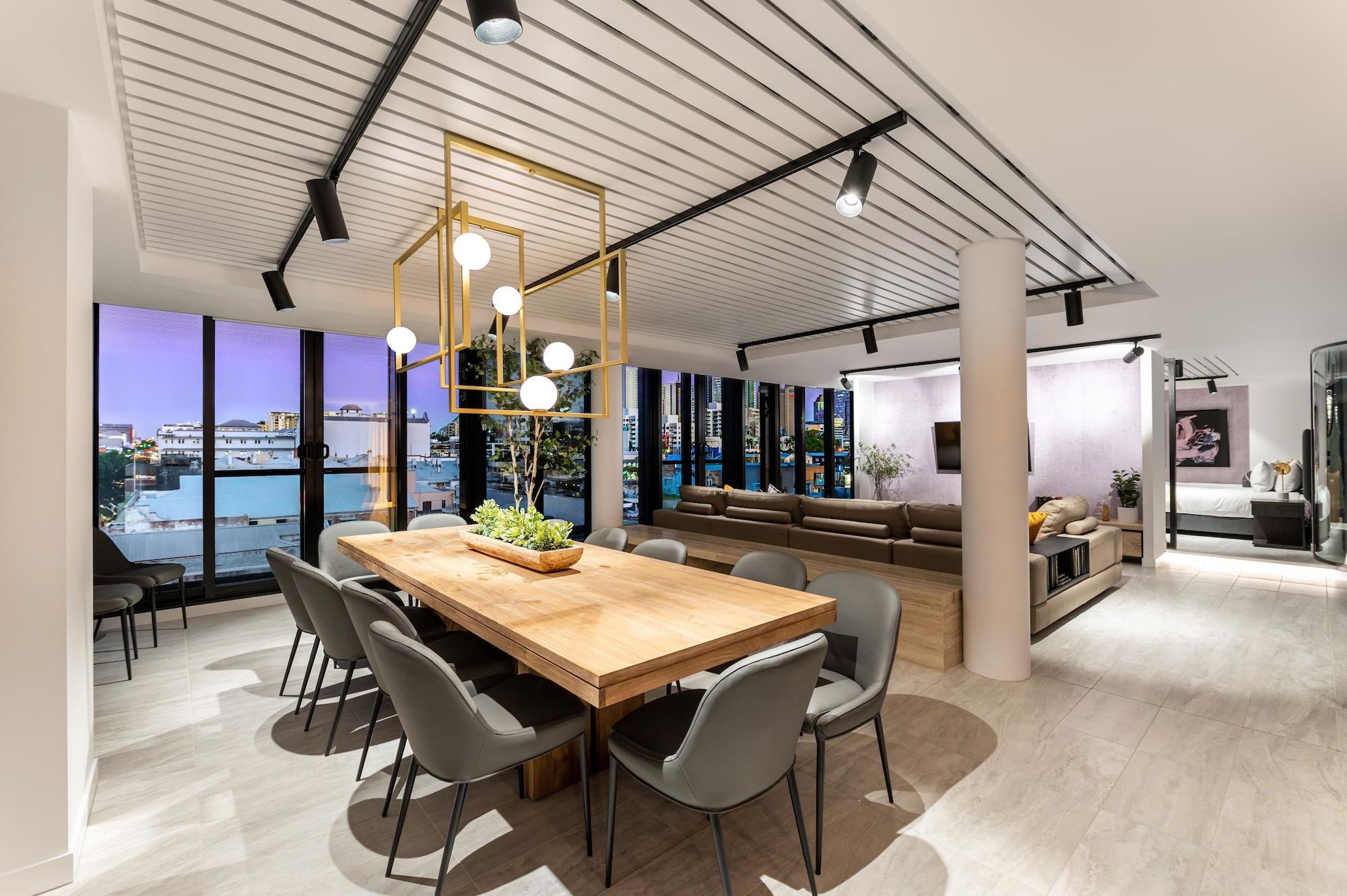 Aparthotel Fv By Peppers Brisbane Exteriér fotografie The interior of a typical apartment