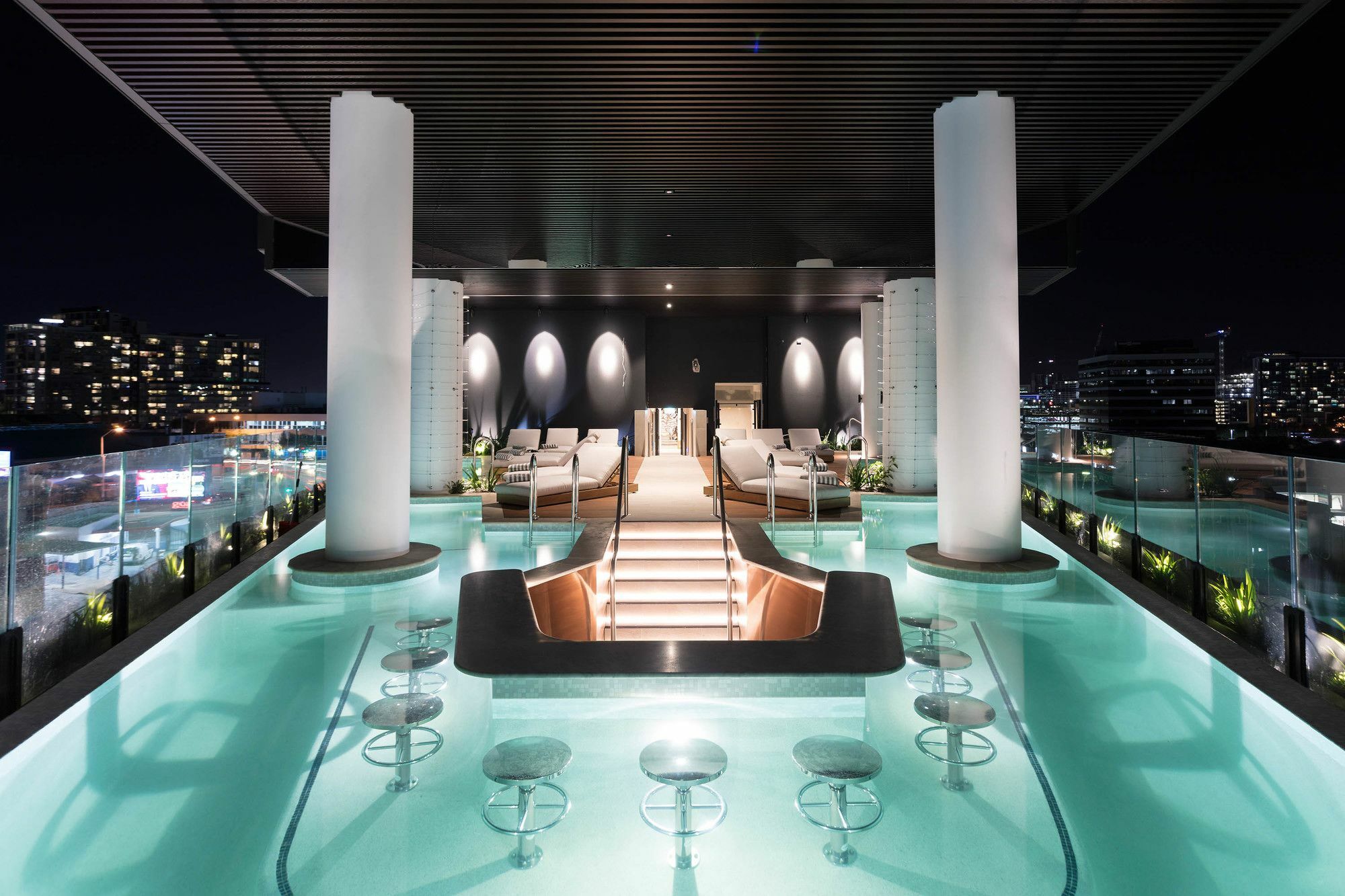 Aparthotel Fv By Peppers Brisbane Exteriér fotografie Sky Bar